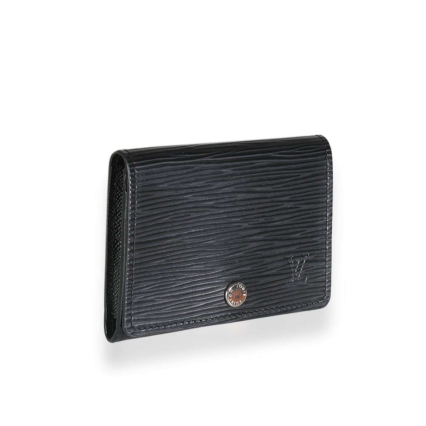 Louis Vuitton Epi Business Holder Black Wallet Case