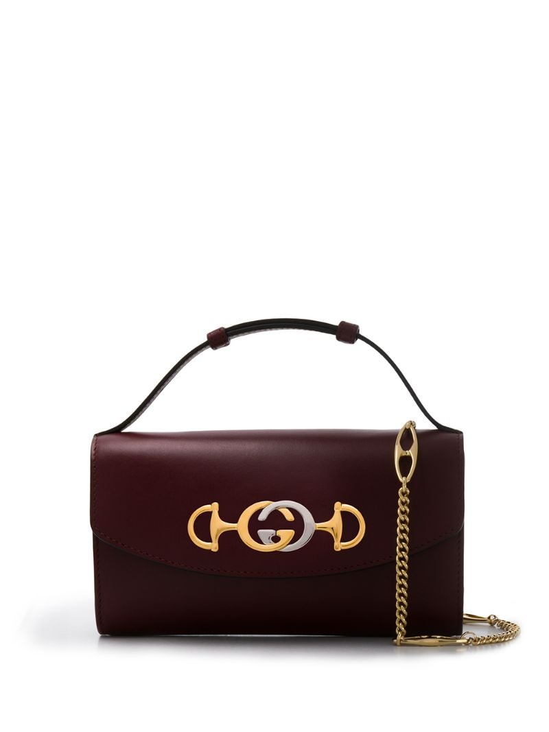 Gucci - mini Zumi crossbody bag - women - Leather - One Size - Red