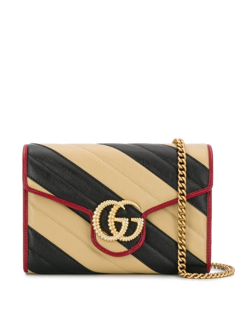 Gucci - GG cross-body bag - women - Leather - One Size - NEUTRALS