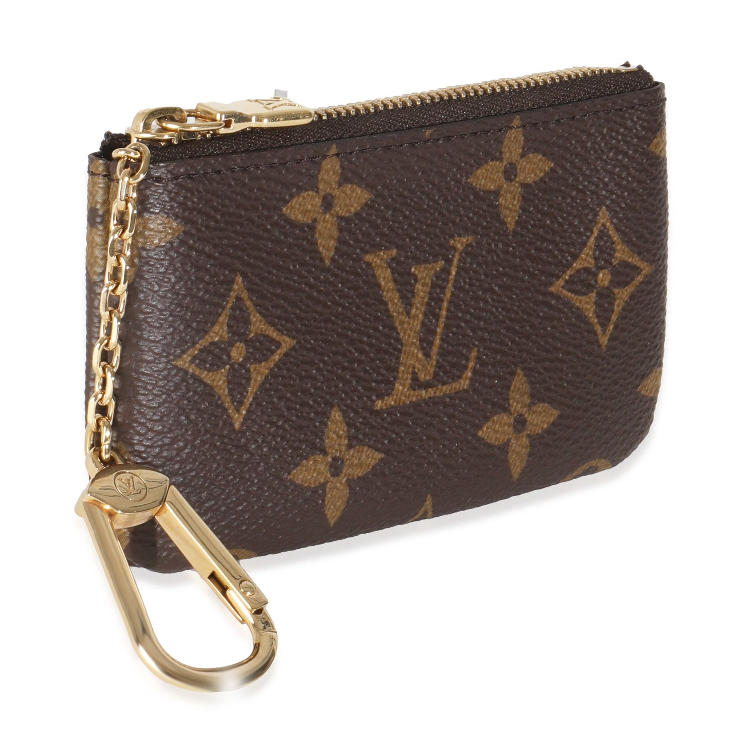 Louis Vuitton Key Pouch Monogram Canvas Handbag