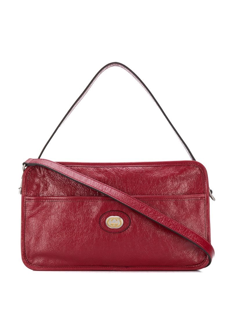 Gucci - rectangular tote bag - women - Calf Leather - One Size - Red