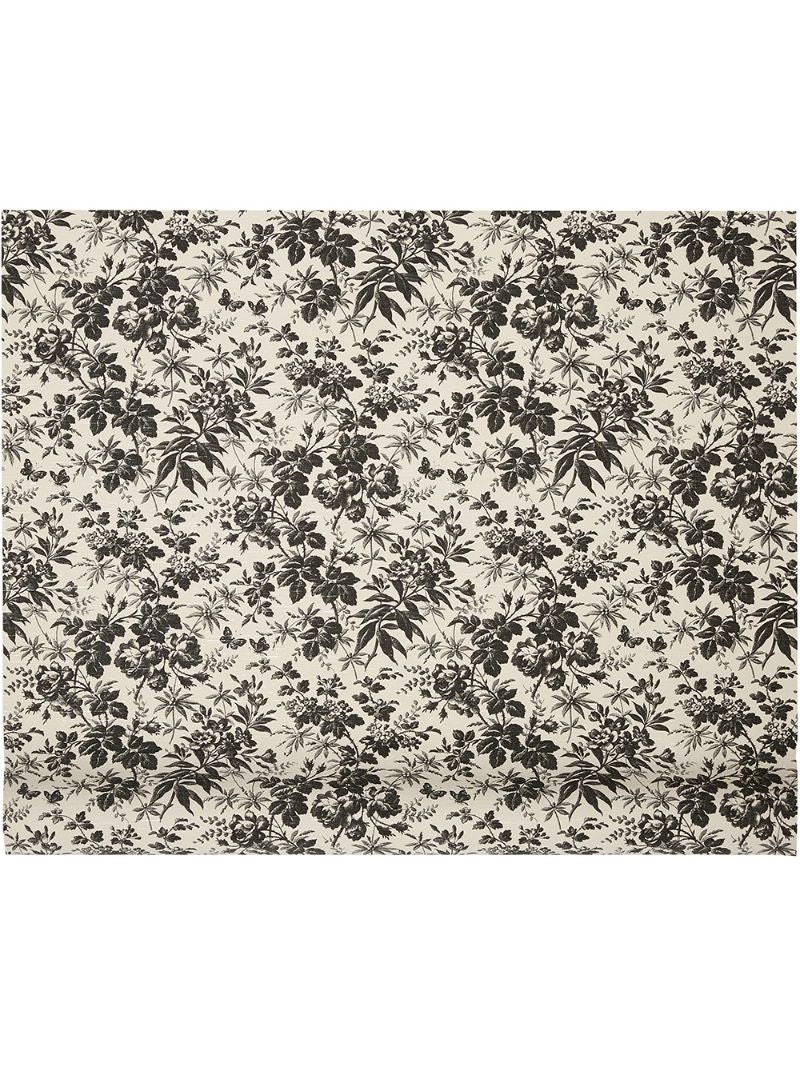 Gucci - herbarium print wallpaper - unisex - Paper - One Size - Black