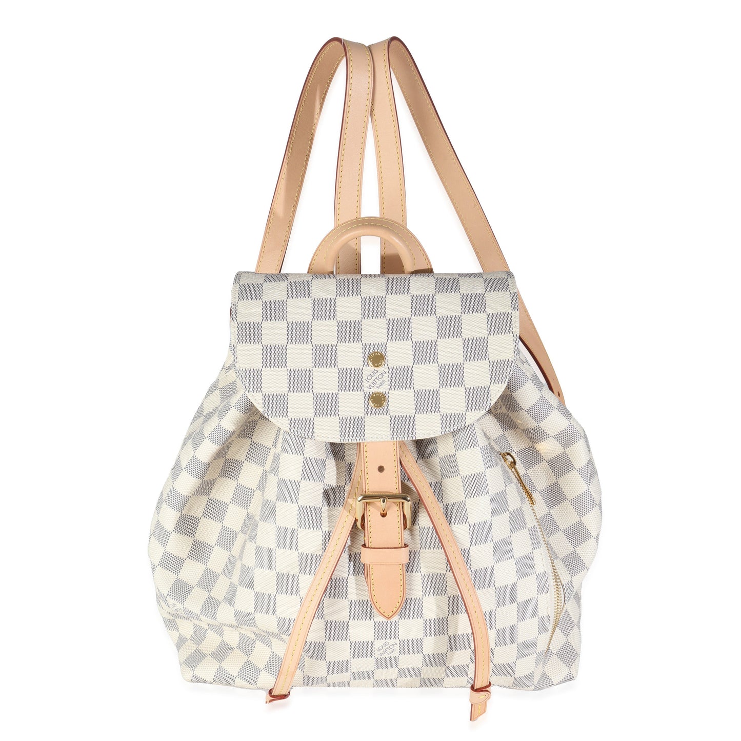 Louis Vuitton Damier Azur Sperone Backpack Canvas