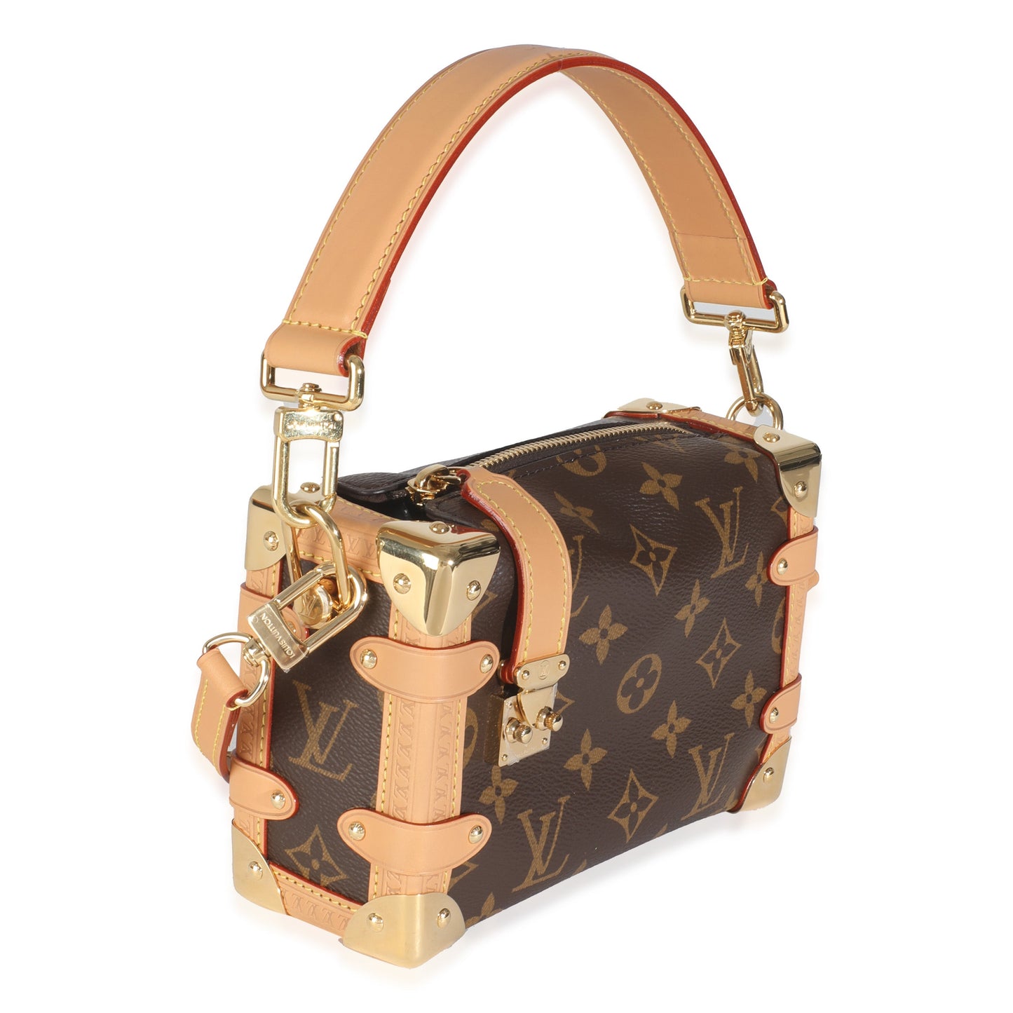 Louis Vuitton Side Trunk PM Monogram Canvas Handbag
