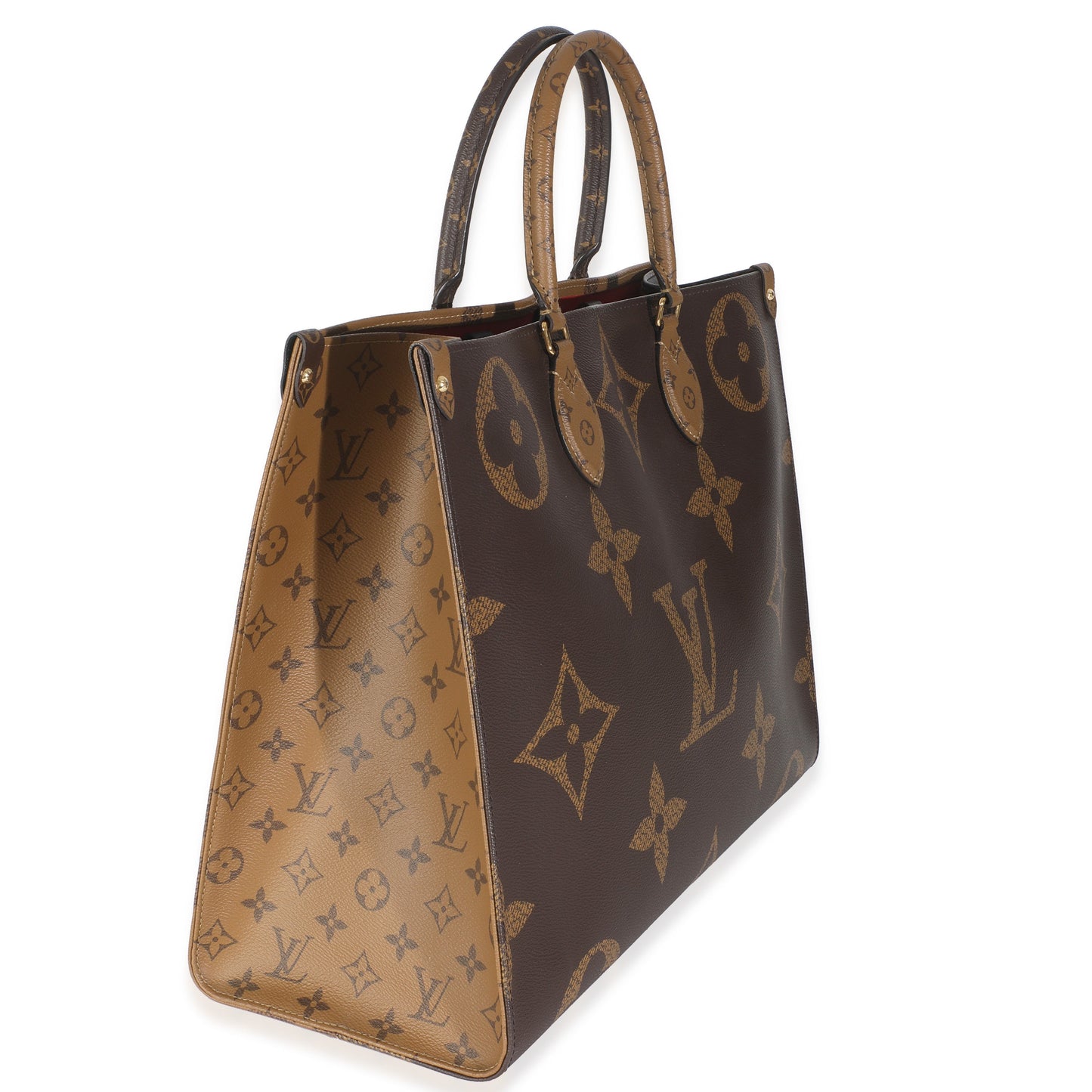 Louis Vuitton Reverse Onthego GM Monogram Canvas Handbag 5