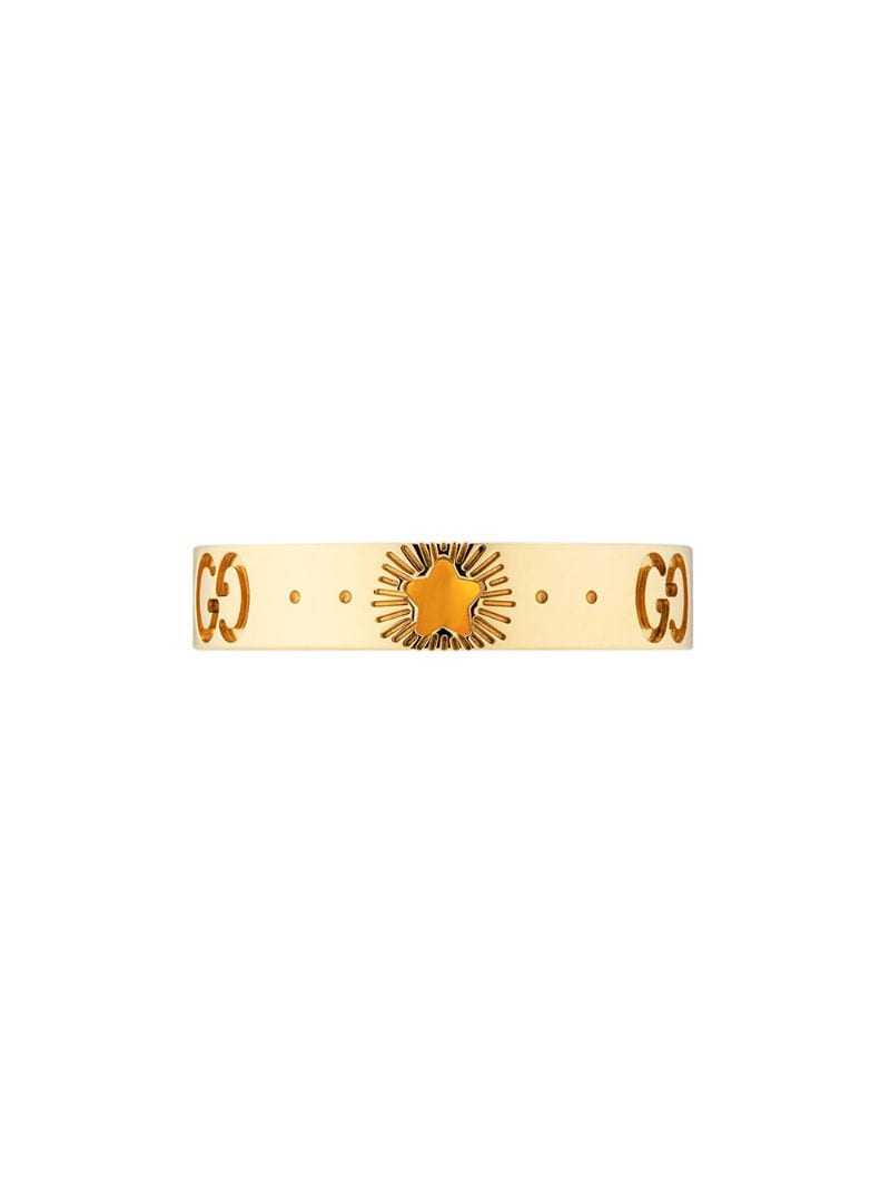 Gucci - 18kt yellow gold Icon star ring - women - 18kt Yellow Gold - 51, 53 - yellow