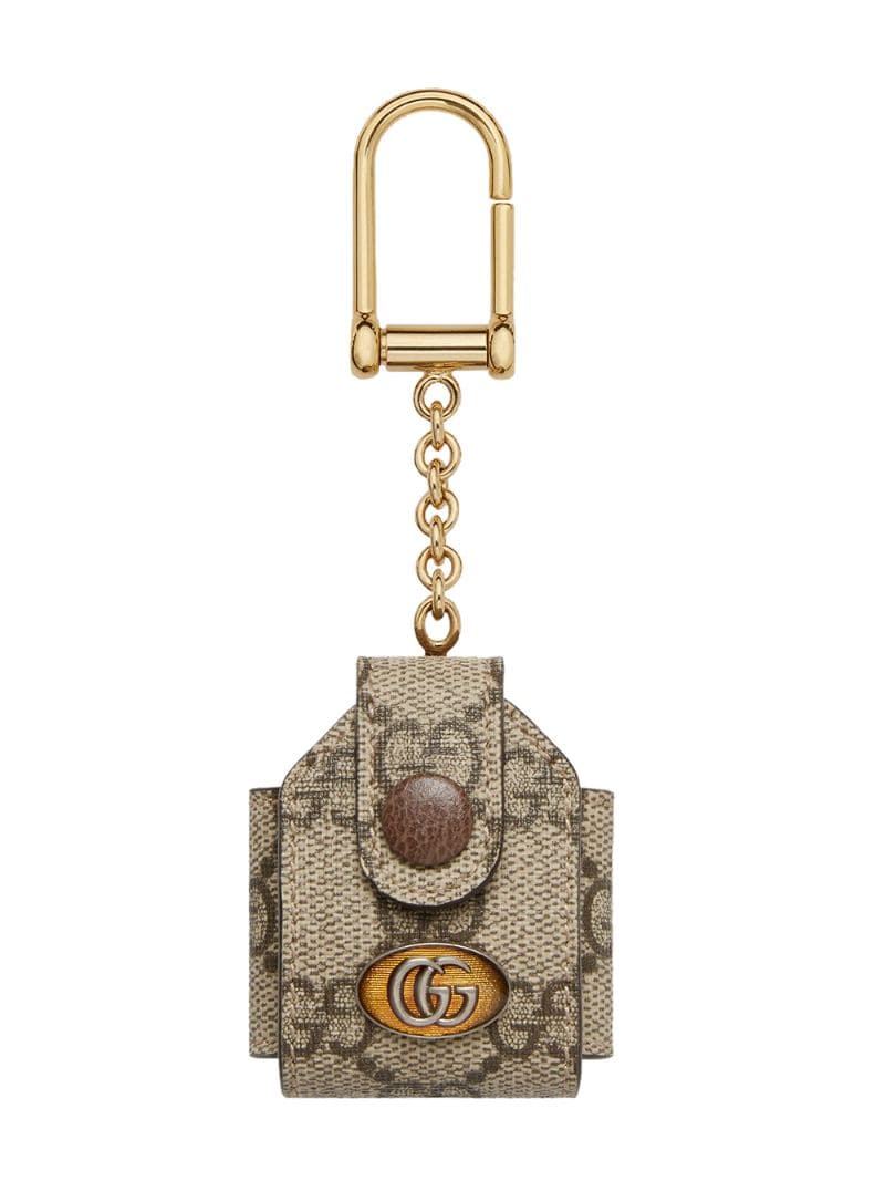 Gucci - Ophidia GG AirPods case - women - Leather - One Size - NEUTRALS