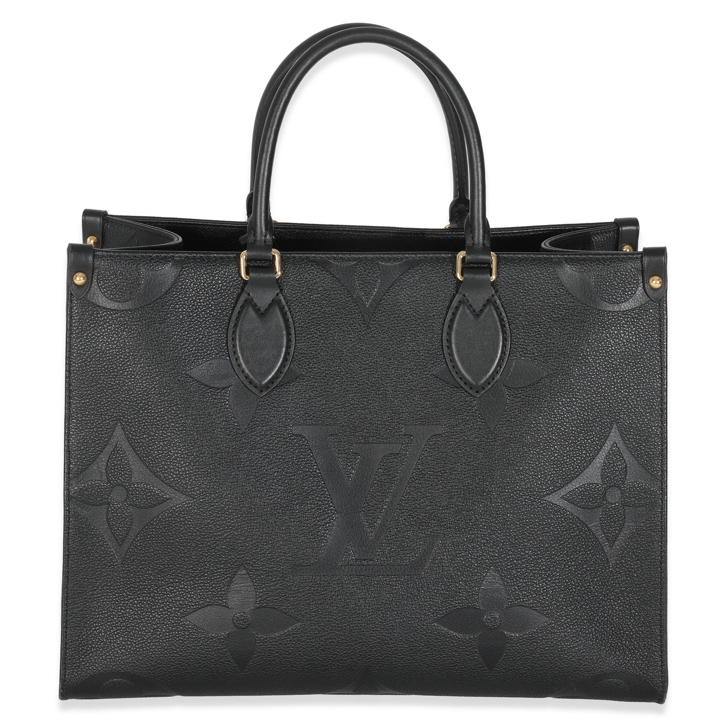 Louis Vuitton Giant Empreinte Onthego MM Monogram Black Handbag