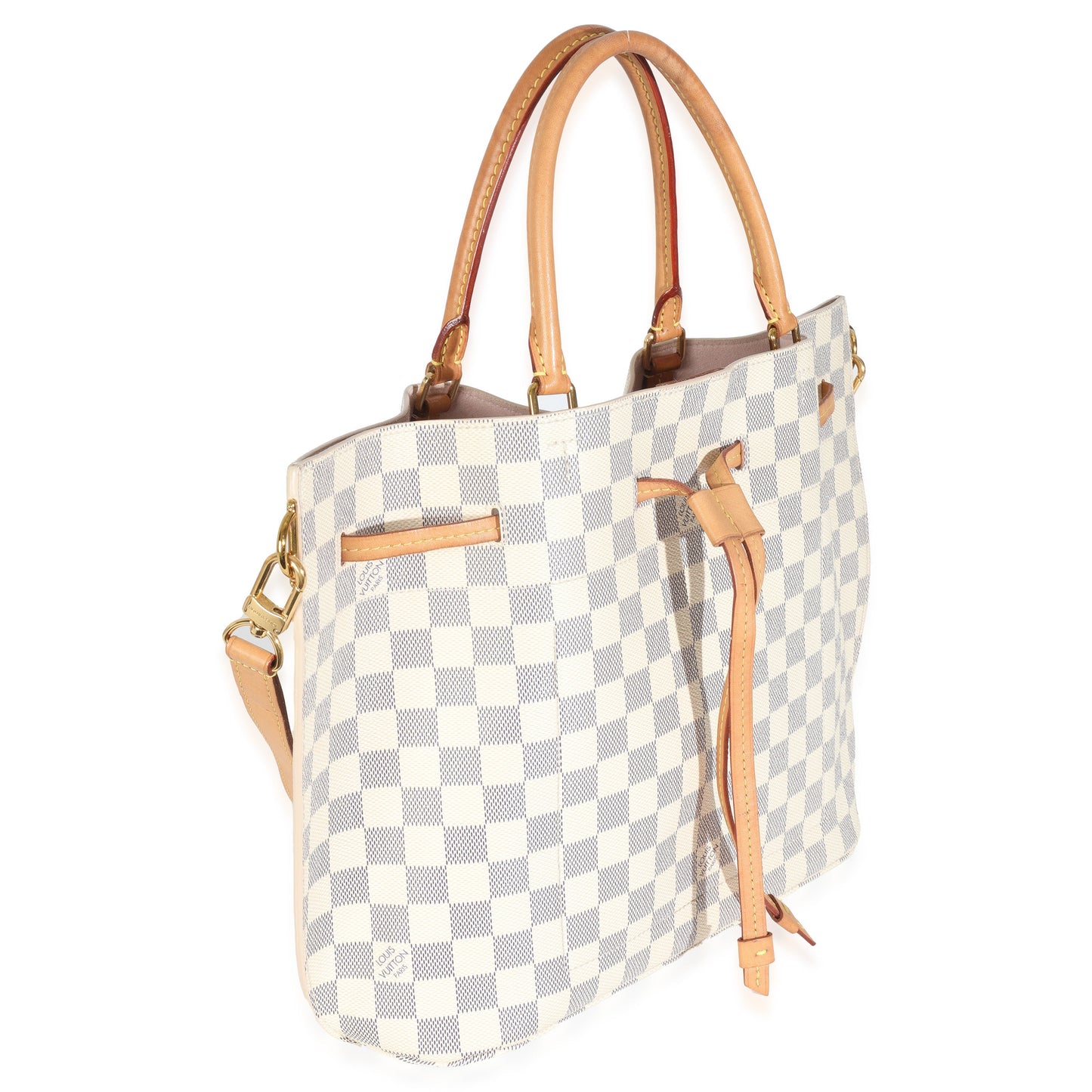 Louis Vuitton Damier Azur Girolata Canvas Handbag Canvas Girolata