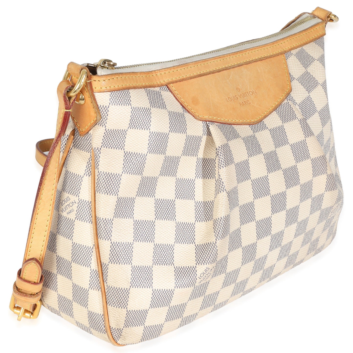 Louis Vuitton Damier Azur Siracusa PM Canvas Handbag