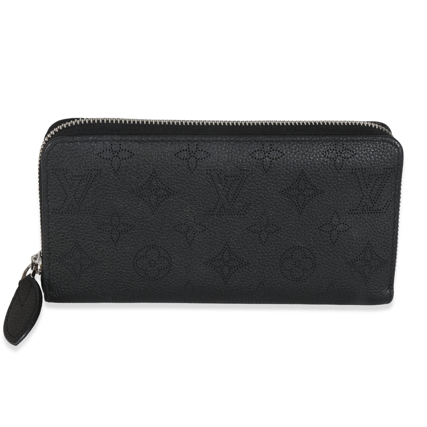 Louis Vuitton Mahina Zippy Monogram Black Wallet Case