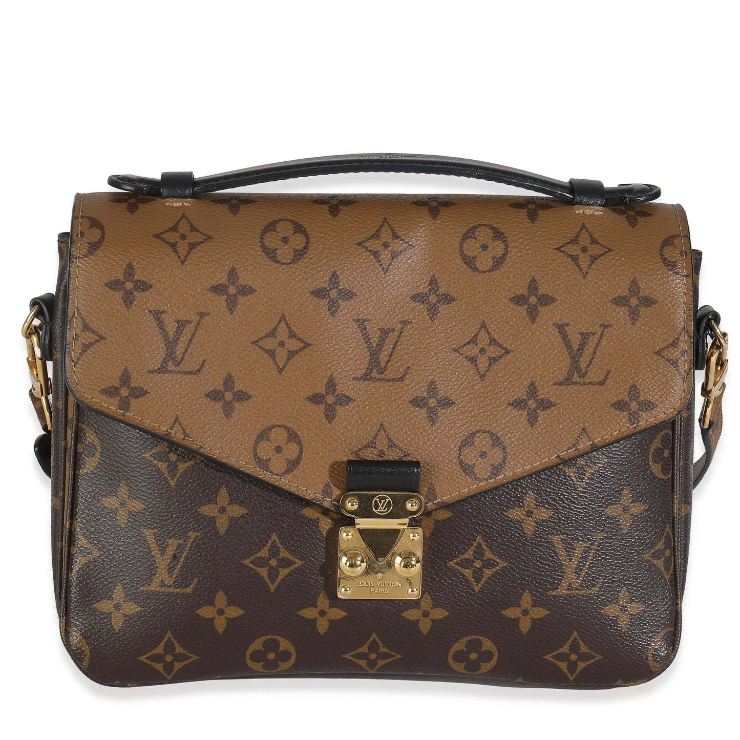 Louis Vuitton Reverse Pochette Metis Monogram Canvas Clutch Bag