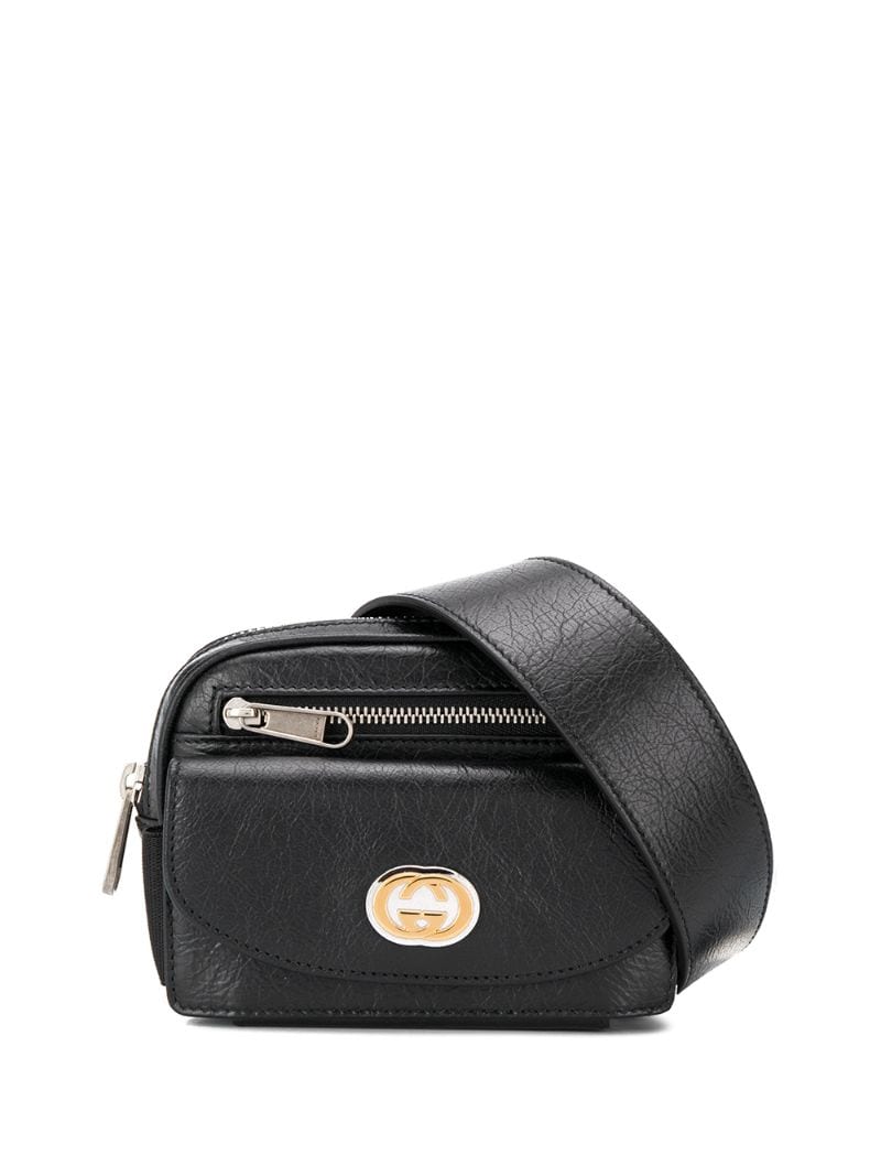 Gucci - leather belt bag - men - Calf Leather - 85, 90, 95 - Black