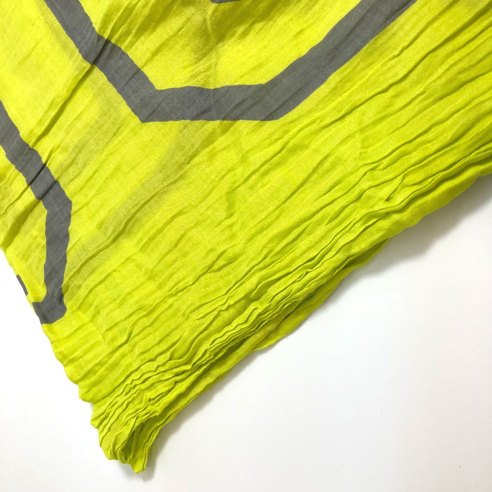 Louis Vuitton shawl Silk yellow Etoile Fleur Cotton Scarf