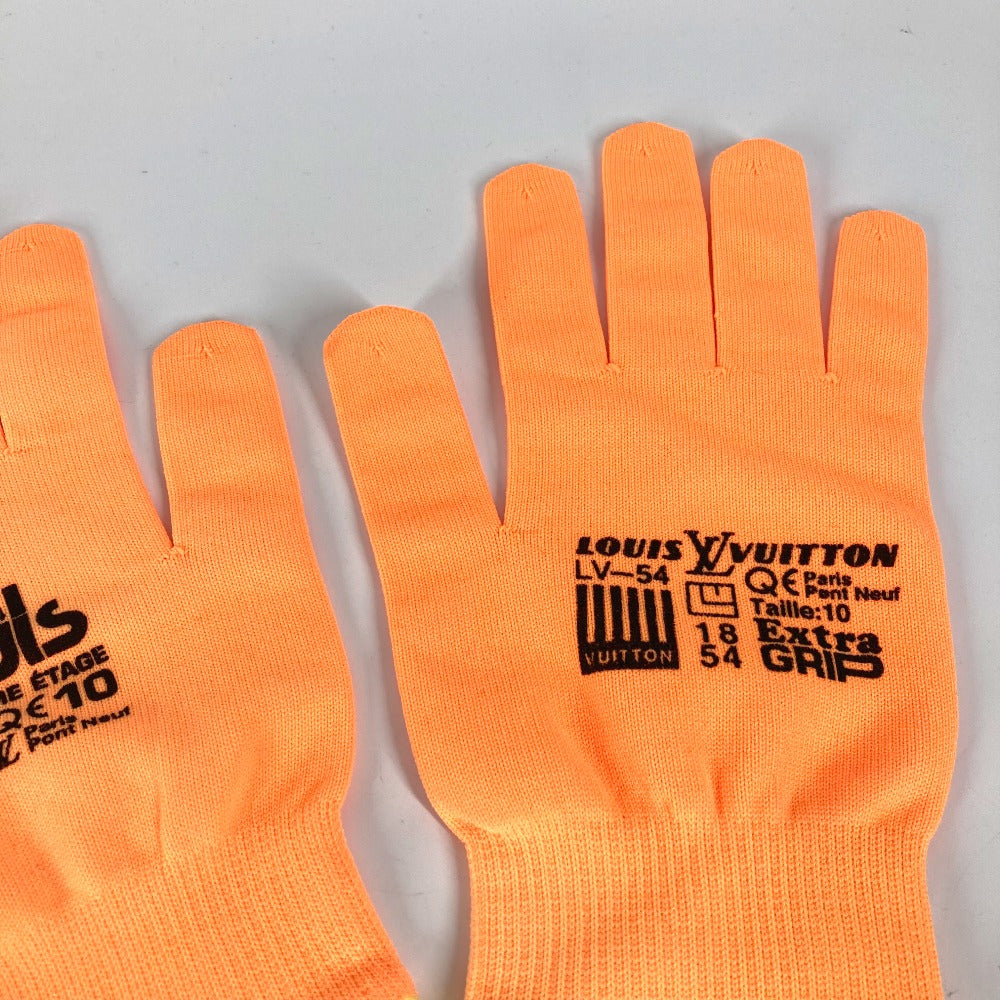 Louis Vuitton gloves Polyurethane Gon RGB Nylon Orange Handbag