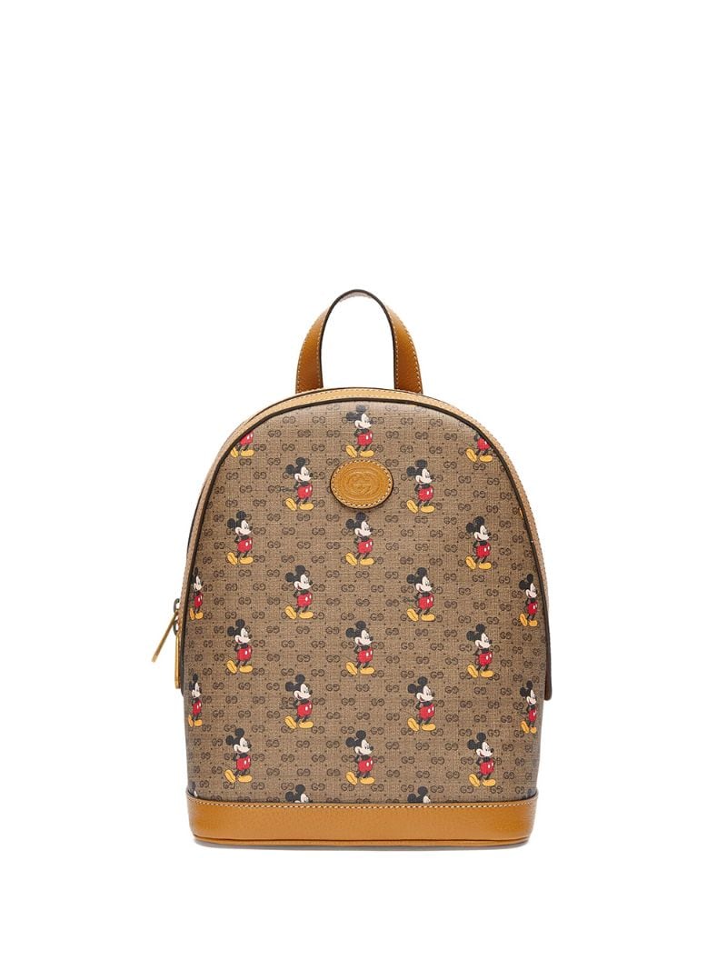 Gucci - x Disney small backpack - women - Cotton/Leather/Canvas - One Size - NEUTRALS