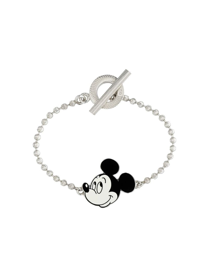 Gucci - x Disney Mickey Mo bracelet - women - Sterling Silver/Enamel - S, M - SILVER