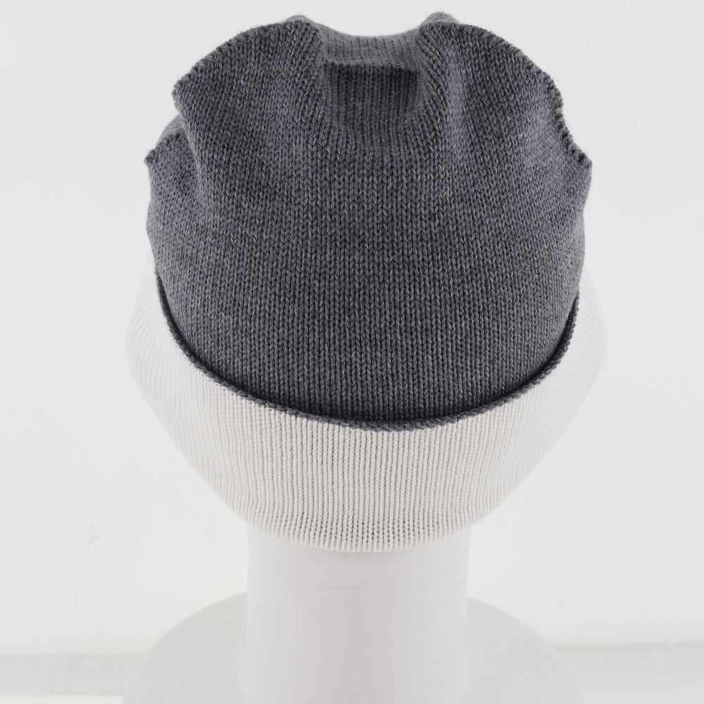 Chanel Knit cap Wool Silk Cashmere Sports White Hat