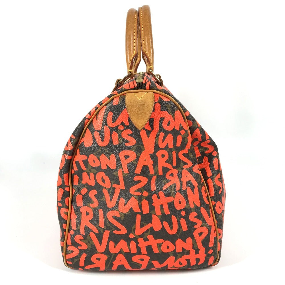 Louis Vuitton Boston Duffel M93705 MonogramGraffitiCanvas graffiti Orange Speedy Travel Bag