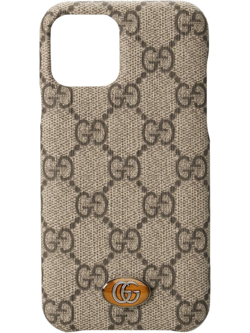 Gucci - Ophidia GG Supreme iPhone 11 Pro case - women - Canvas - One Size - Neutrals