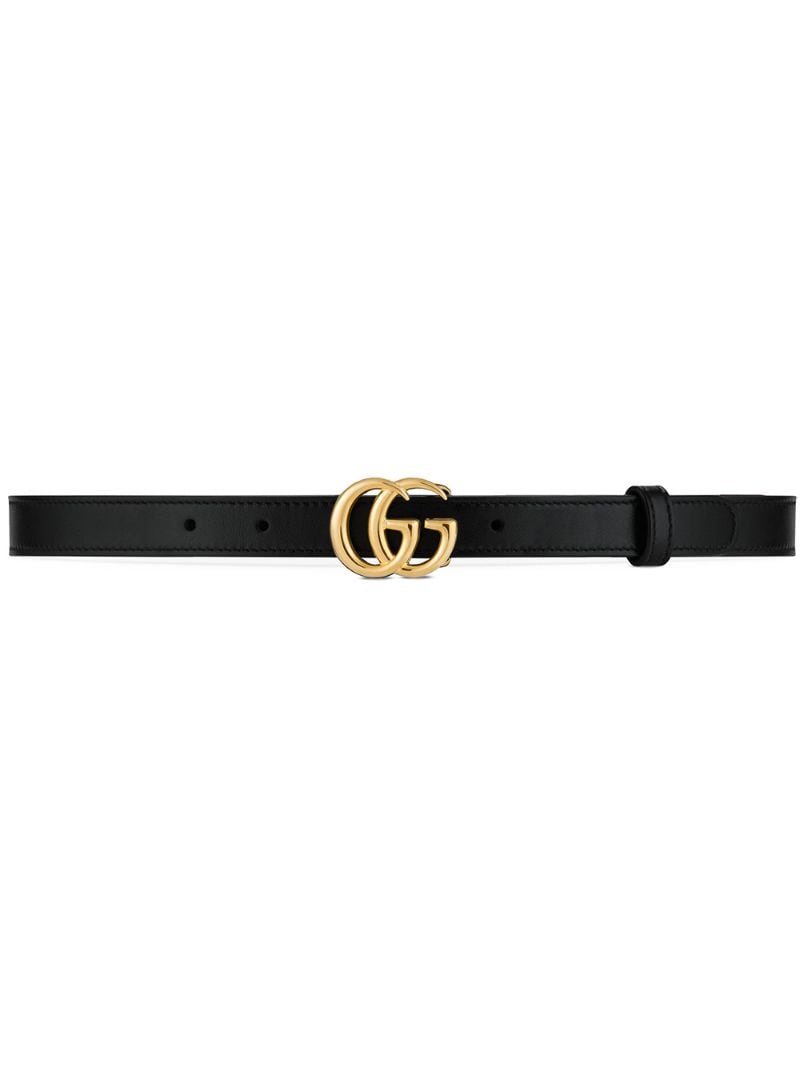 Gucci - GG Marmont belt - women - Leather - 80, 85, 90 - Black