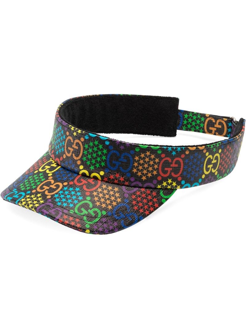 Gucci - GG Psychedelic visor - unisex - Canvas - M - Black