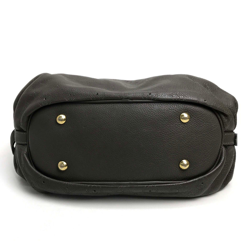 Louis Vuitton M95768 mahina XS Monogram Leather Gray Shoulder Bag