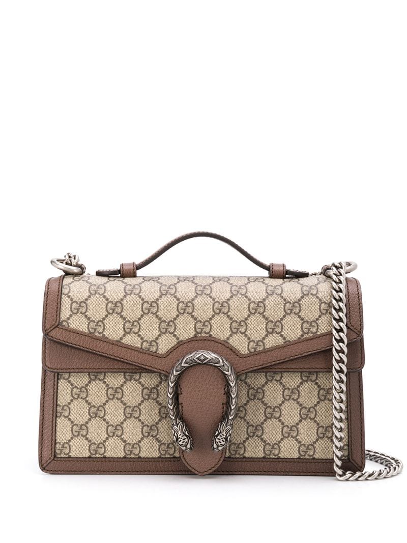 Gucci - Dionysus GG shoulder bag - women - Leather - One Size - Brown