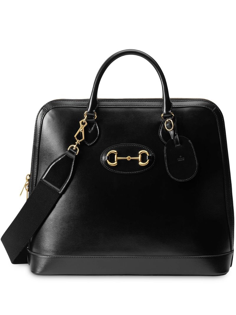 Gucci - 1955 Horsebit duffle bag - men - Cotton/Leather - One Size - Black