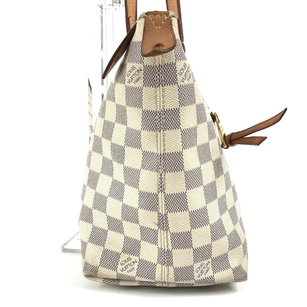 Louis Vuitton N44039 Damier Azur Damier Azur Canvas White Shoulder Bag