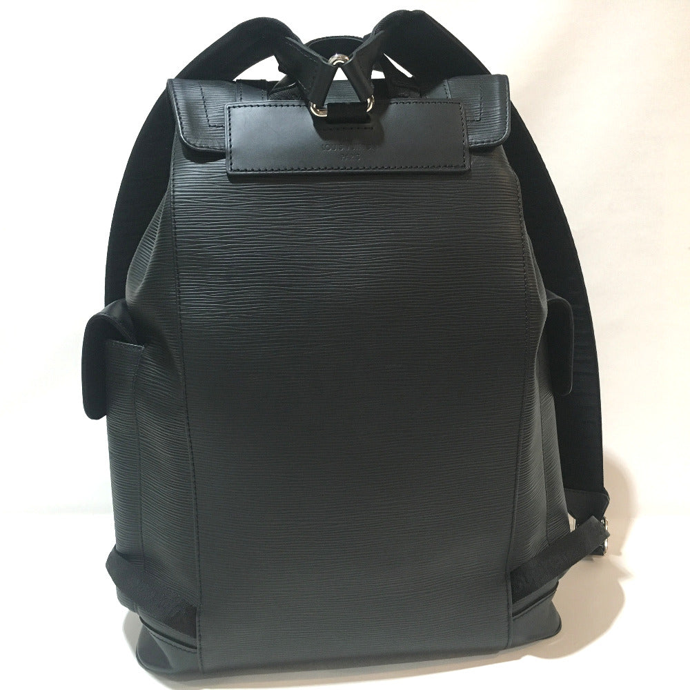 Louis Vuitton Backpack M53413 Epi Christopher Leather Black