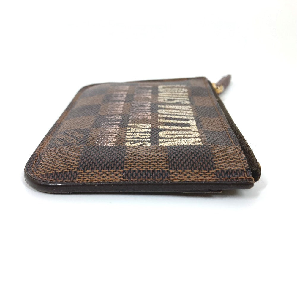 Louis Vuitton Coin N63094 Damier Pochette Canvas Brown Clutch Bag