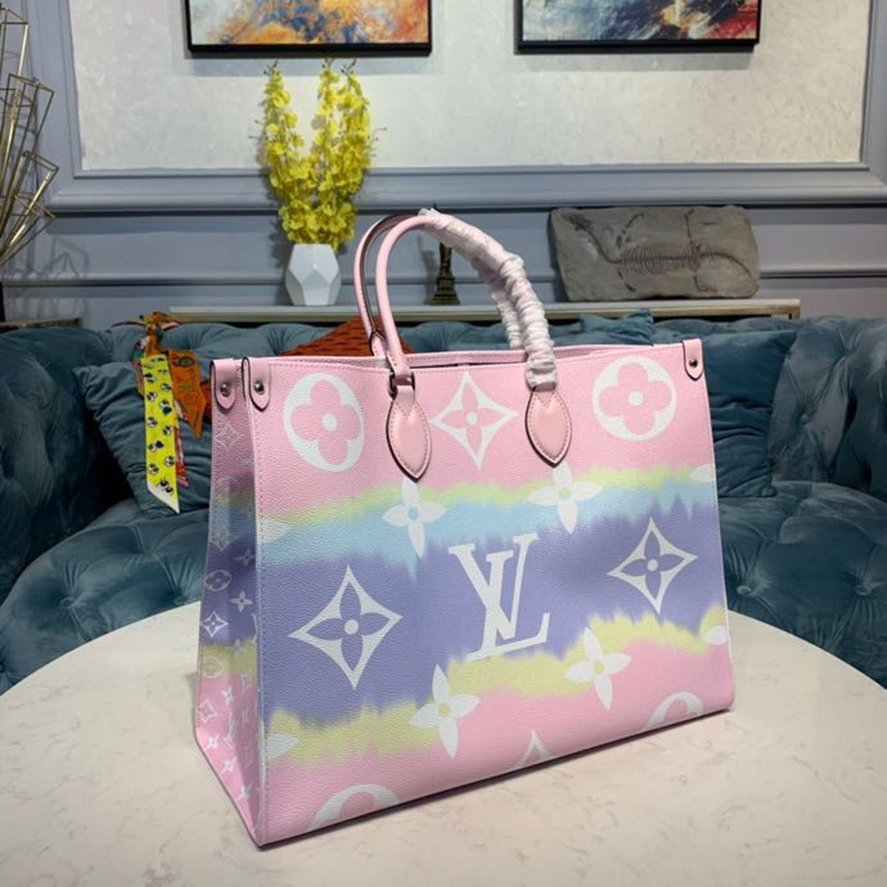 Top Quality Escale Onthego Gm Tote Bag Canvas Monogram Shoulder Bag
