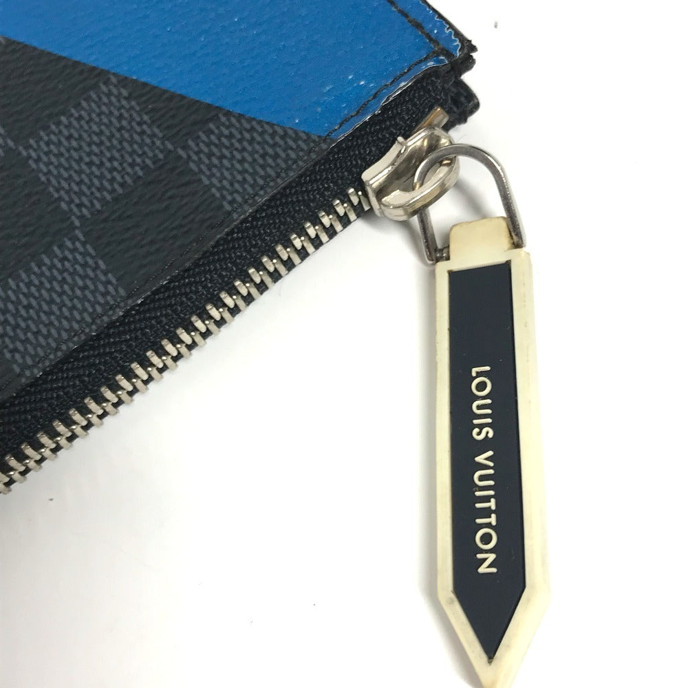 Louis Vuitton N41594 Damier Grafitto America's Cup Canvas Black Clutch Bag