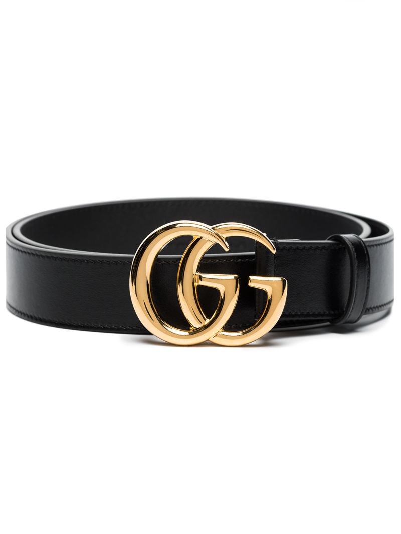 Gucci - Double G buckled belt - men - Leather - 85, 90, 95, 100, 105 - Black