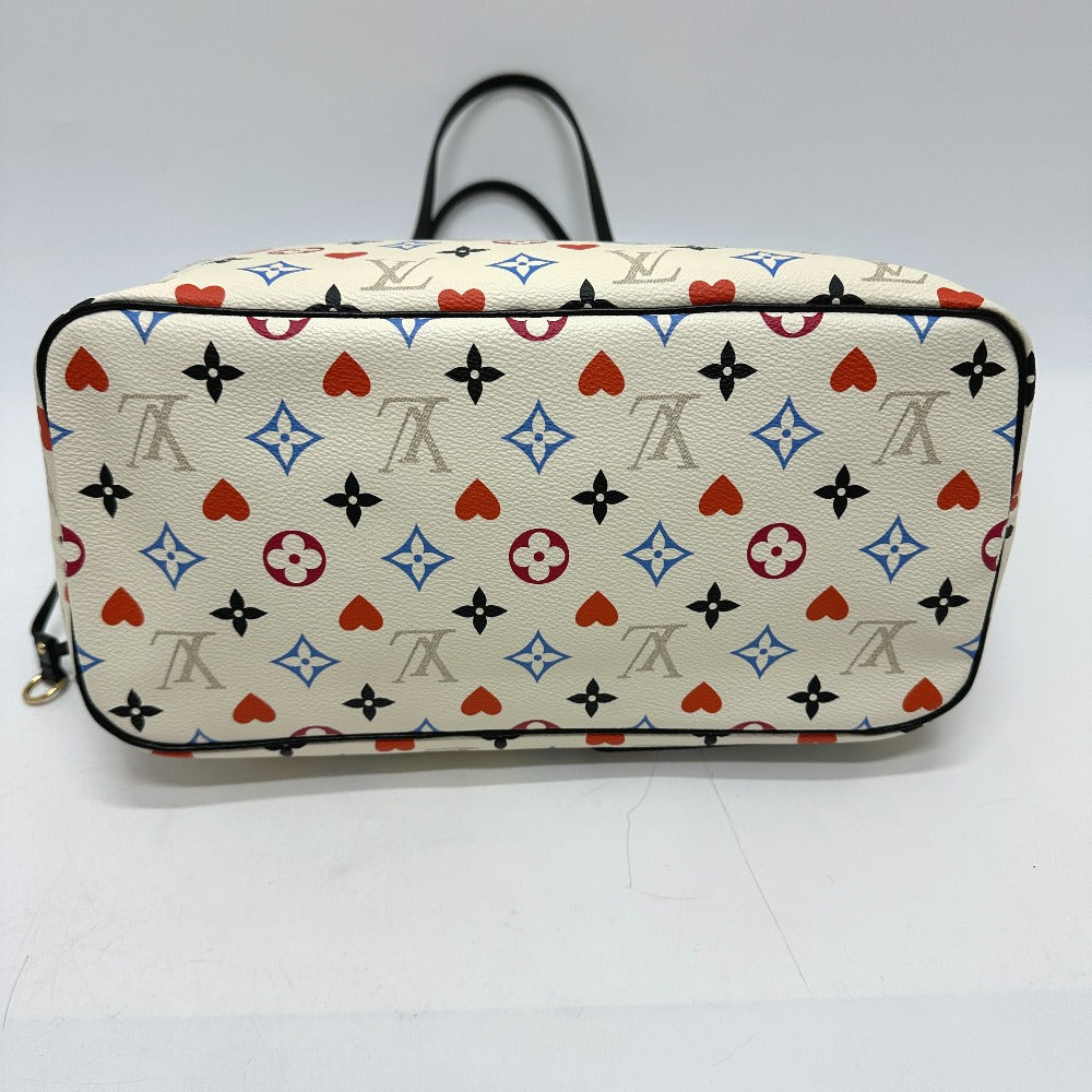 Louis Vuitton M57462 Game on Neverfull MM Monogram Canvas Multicolor Tote Bag
