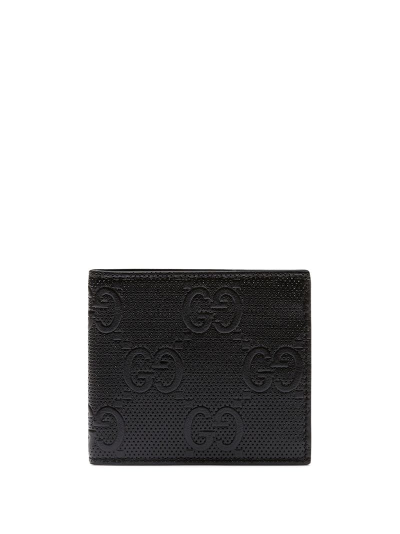 Gucci - logo-embossed wallet - men - Leather/Viscose - One Size - Black