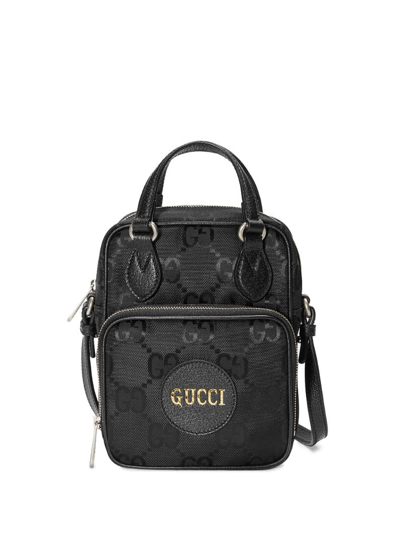 Gucci - Off The Grid GG Supreme messenger bag - unisex - Leather/Recycled Nylon - One Size - Black