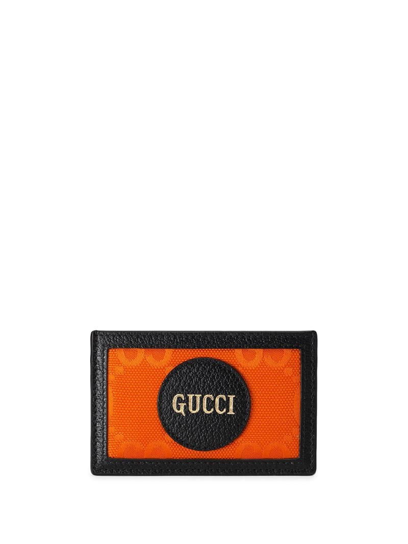 Gucci - Off the Grid GG Supreme cardholder - men - Leather/Recycled Nylon - One Size - ORANGE