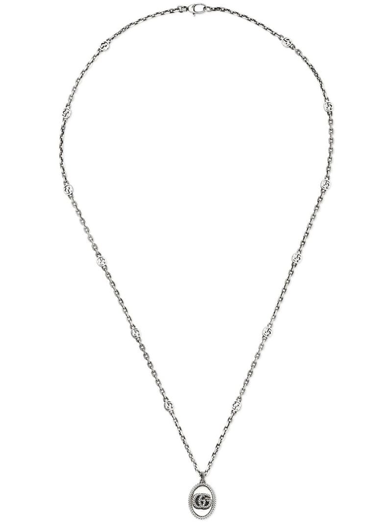 Gucci - Double G necklace - women - Sterling Silver - One Size - SILVER