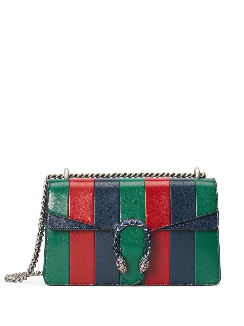 Gucci - small Dionysus shoulder bag - women - Leather/metal/Microfibre - One Size - Blue