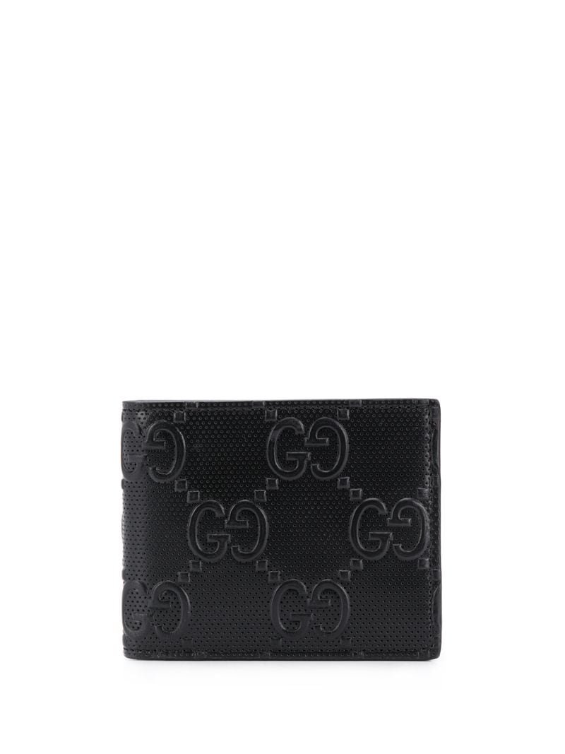 Gucci - GG embossed wallet - men - Leather - One Size - Black