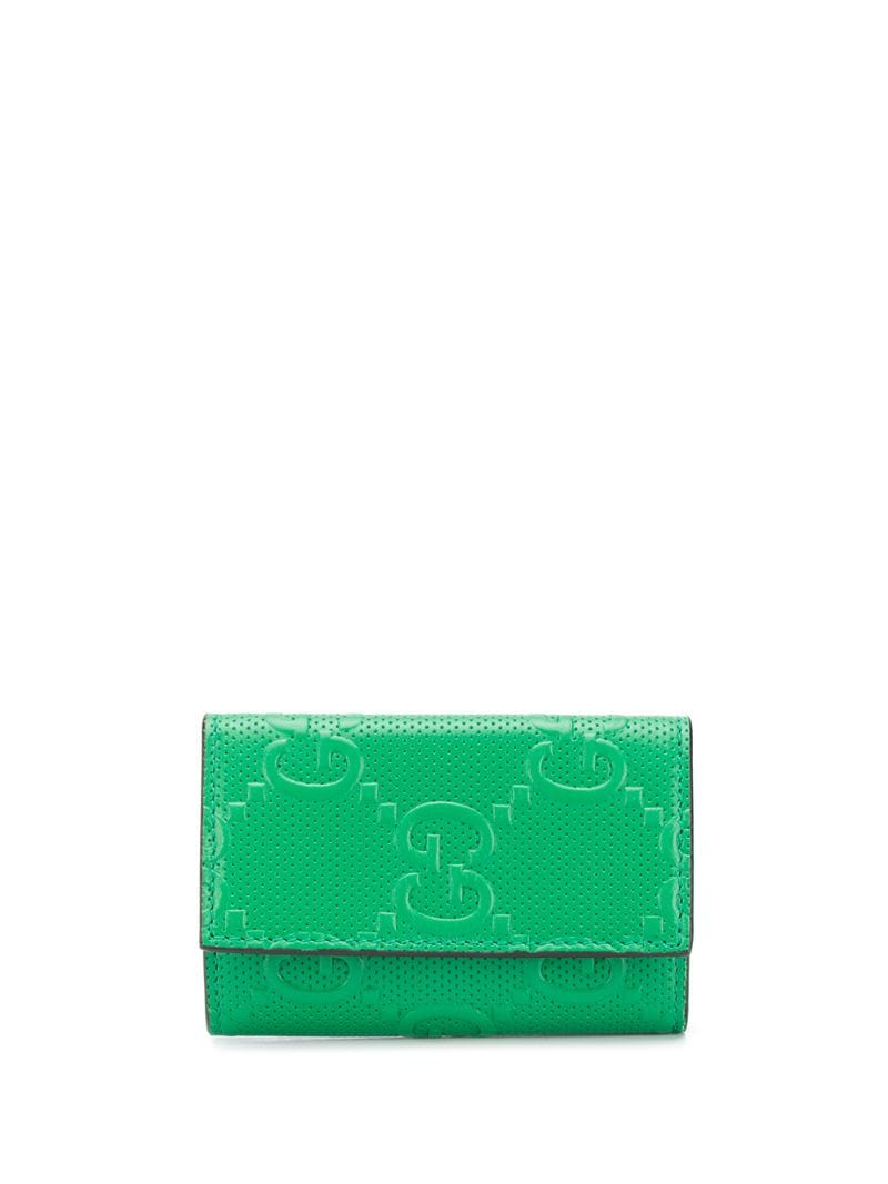 Gucci - GG embossed folding keycase - men - Calf Leather - One Size - Green