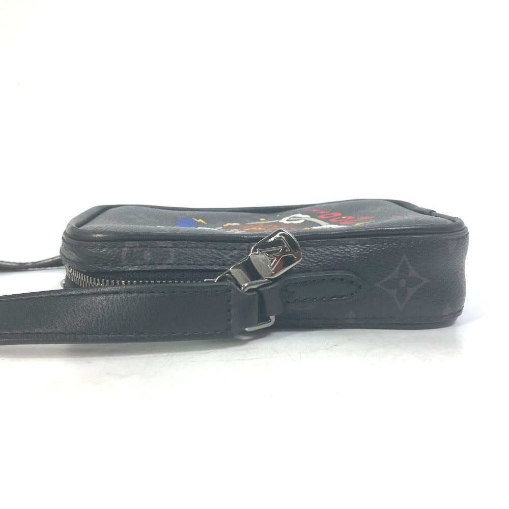 Louis Vuitton M45928 Eclipse DanubePPM Monogram Canvas Black Shoulder Bag