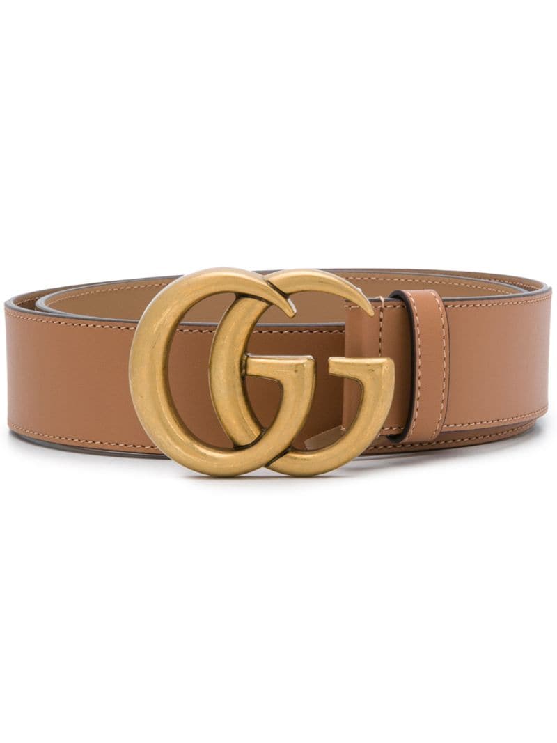 Gucci - GG Marmont belt - women - Calf Leather - 80, 85, 90 - NEUTRALS