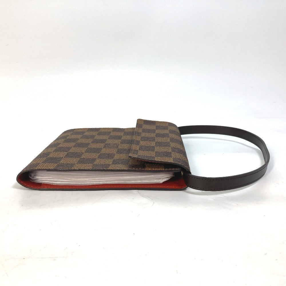Louis Vuitton M99074 Damier CD DVD Canvas Brown Handbag