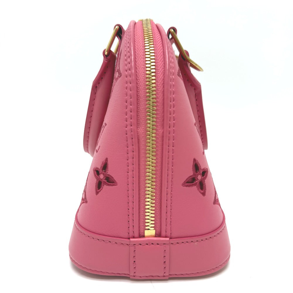 Louis Vuitton M22878 Broderie Anglaise Alma BB Leather Pink Handbag