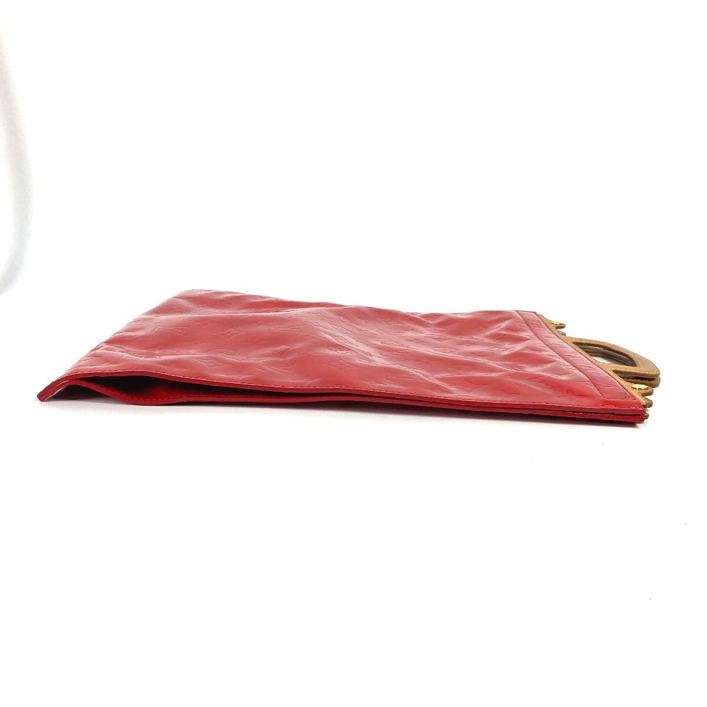 Louis Vuitton M91078 Vernis Stanton Monogram Red Handbag