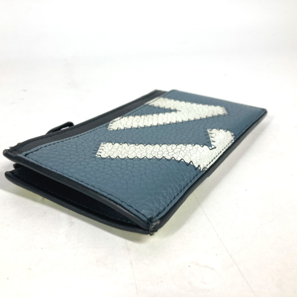 Louis Vuitton Coin M81314 Coin holder Leather Blue Wallet Case