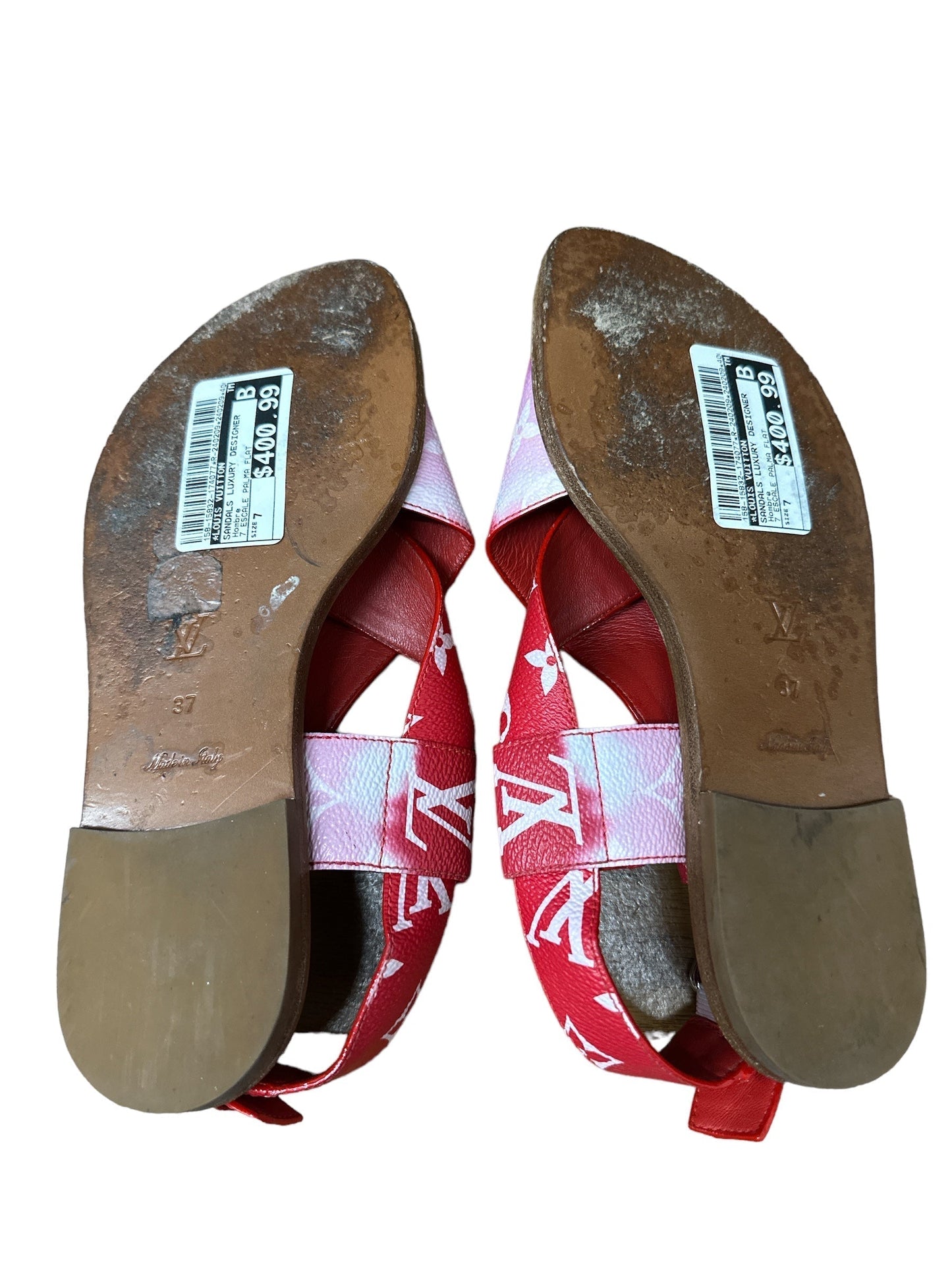 Sandals Luxury Designer By Louis Vuitton Size: 7